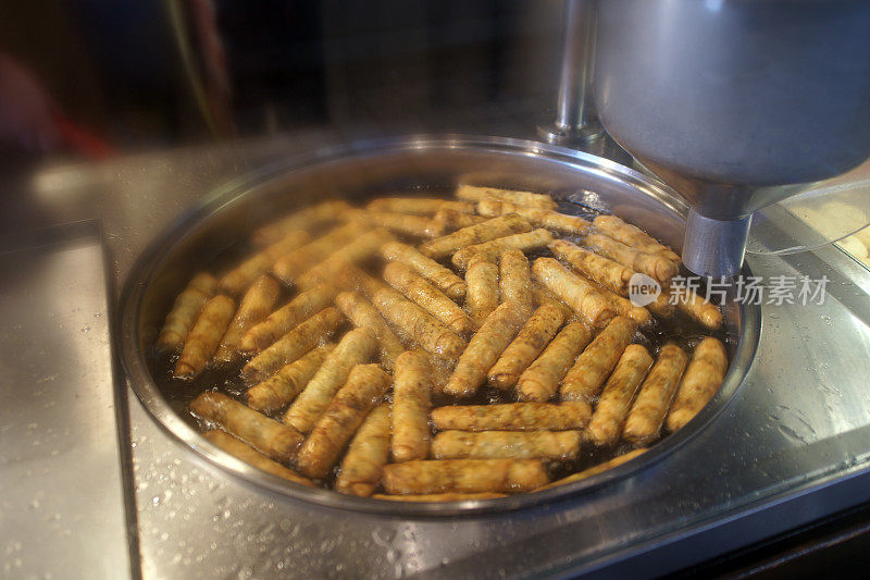 Turkish traditional sherbet dessert; Sultan sarması